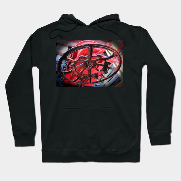 Caboose Brake Wheel Hoodie by Cynthia48